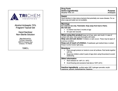 74664-003-05 - Ethanol Hand Sanitizer Fragrance Gel 275 tote